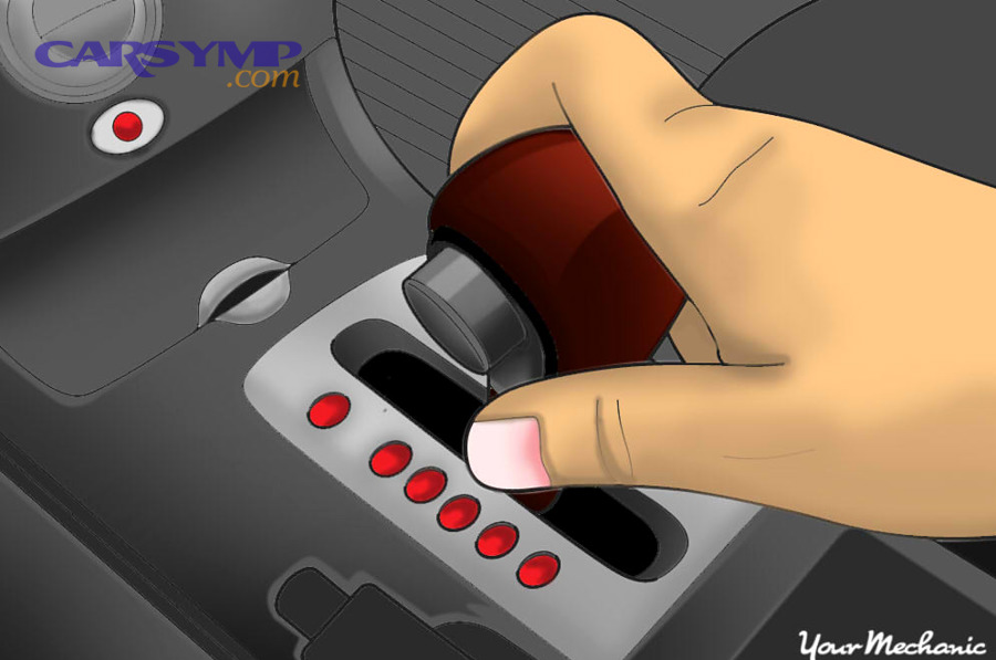Cycling through gears during transmission fluid checking procedure
