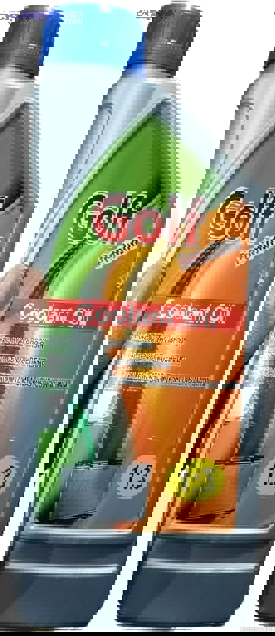 Car radiator and cooling system components visible in the engine bay