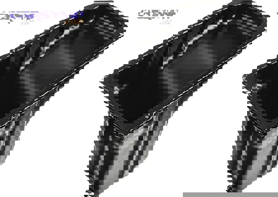 RTV gasket maker and oil pan sealing illustration showing sealant bead application