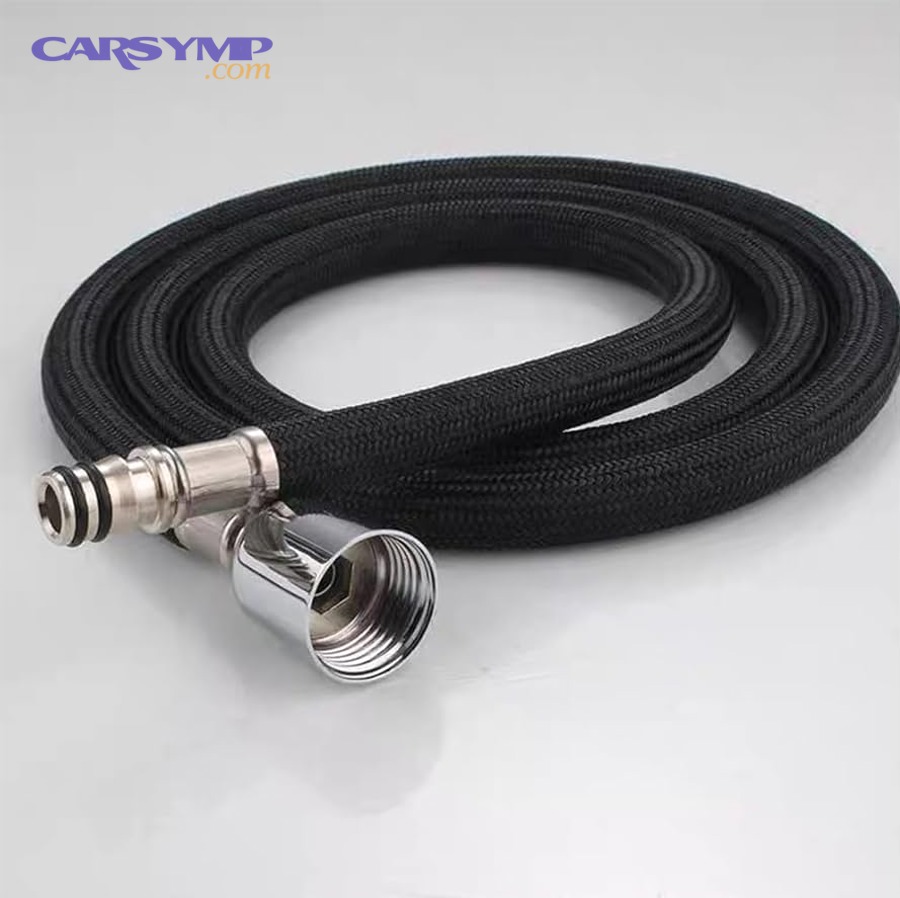 Why is it still leaking after you replaced the hose end, and how do you fix it?
