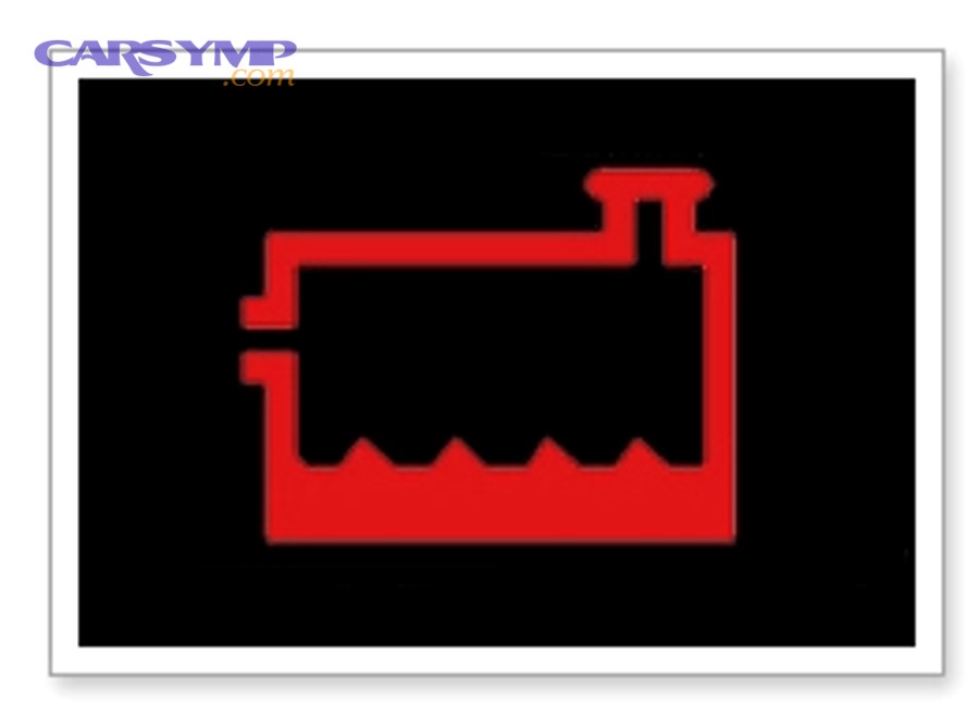 Why does the low coolant warning light keep coming back after service or refilling?