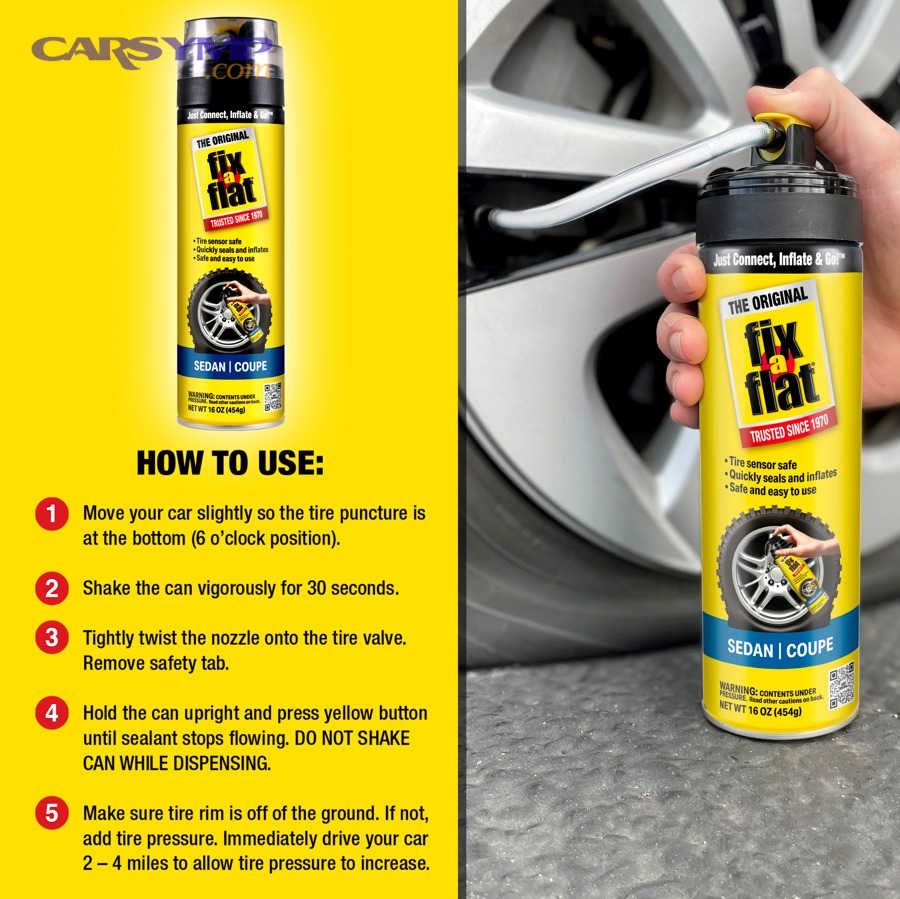 Handheld tire pressure gauge being used on a valve stem