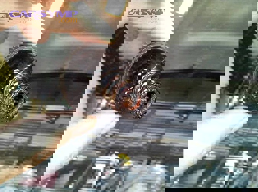 How can you quickly test a PCV valve at home without special tools?