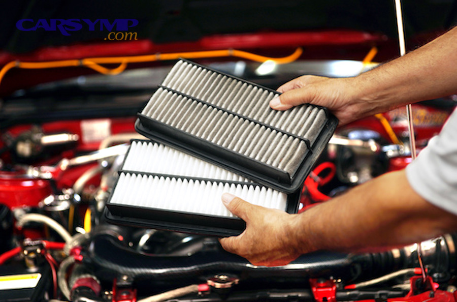 Diagram showing how a HEPA-style filter captures particles through interception, impact, and diffusion