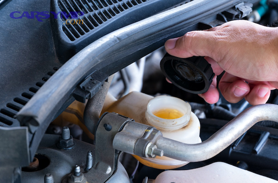 Power steering dipstick markings and correct level interpretation