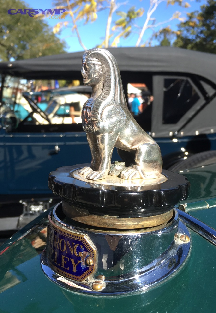 Vehicle radiator cap on classic car