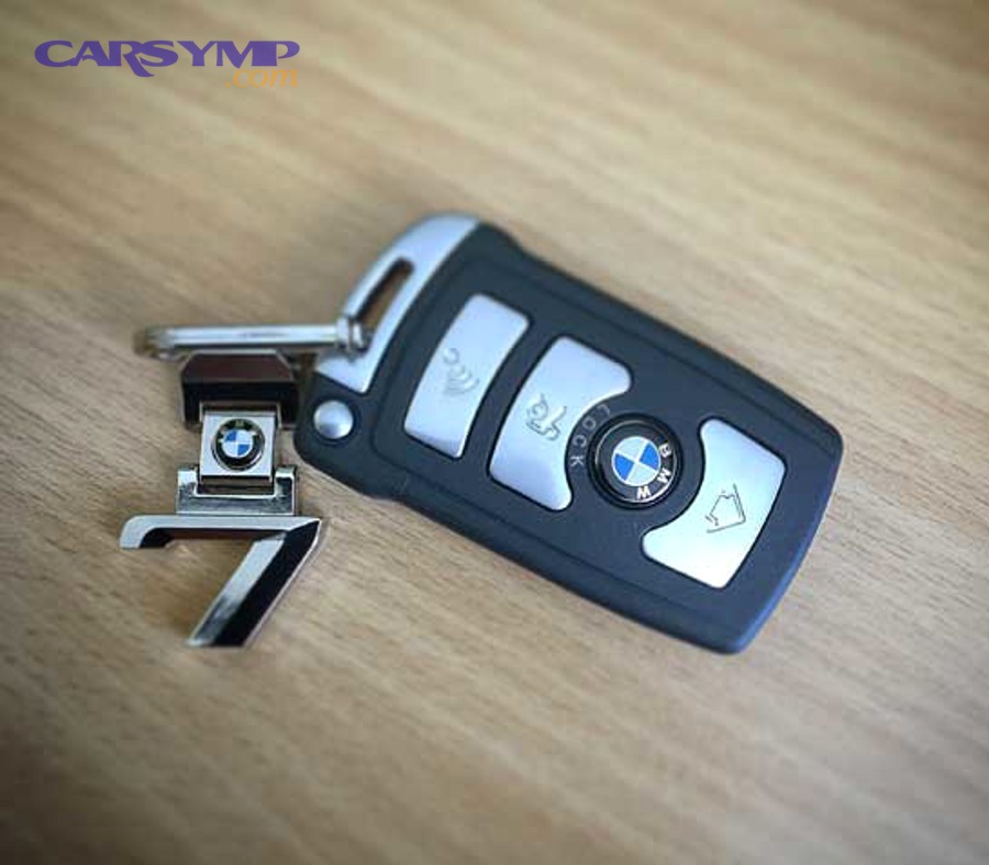 BMW style key fob used with an immobilizer system