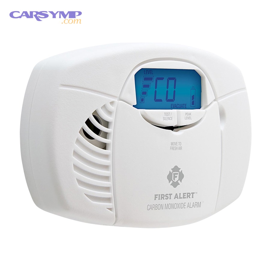 Carbon monoxide alarm with digital display used to detect CO levels