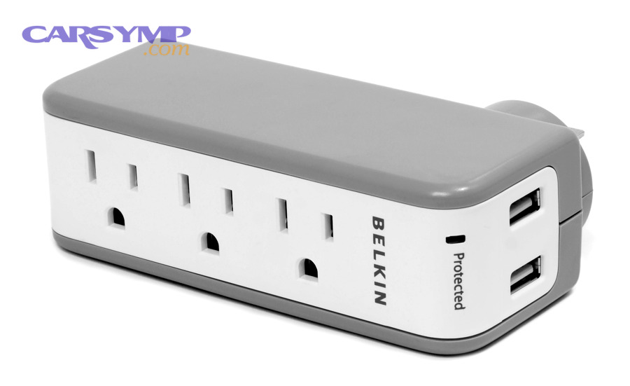 Surge protector power strip used to reduce risk from voltage surges and dirty power