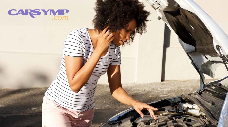 What should you avoid doing when the engine stalls on the road?