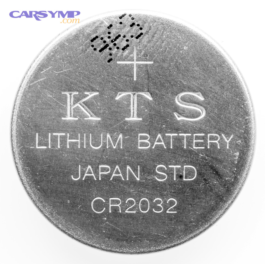 CR2032 battery used in many remote key fobs