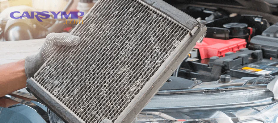 Coolant reservoir level check before diagnosing heater core