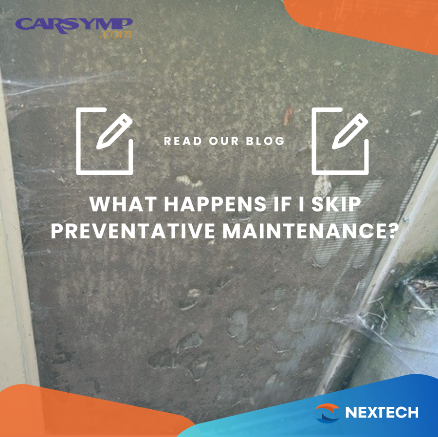 Maintenance record log used to track services and identify skipped intervals