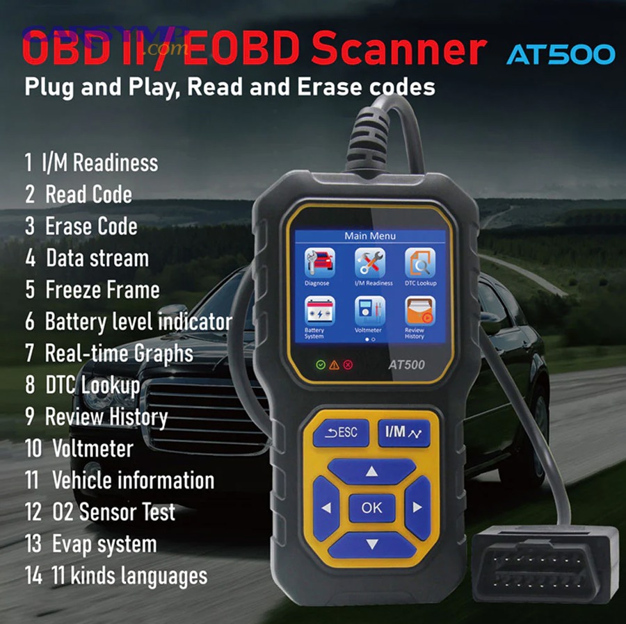 Check engine light illuminated on a car dashboard