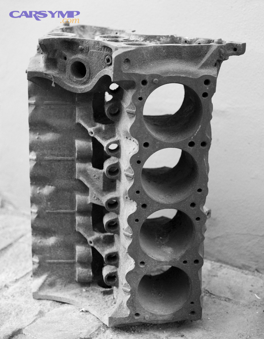 Engine block photo representing labor time and machine work variability
