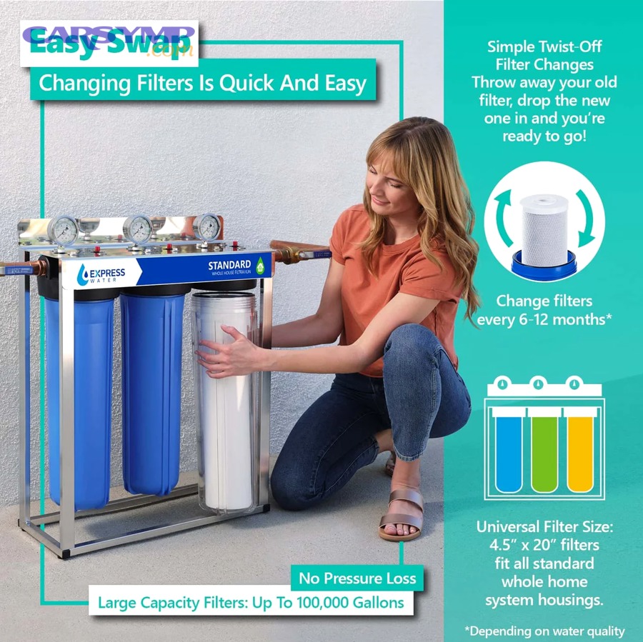 When should you replace each filter, and how can you set a simple reminder system?