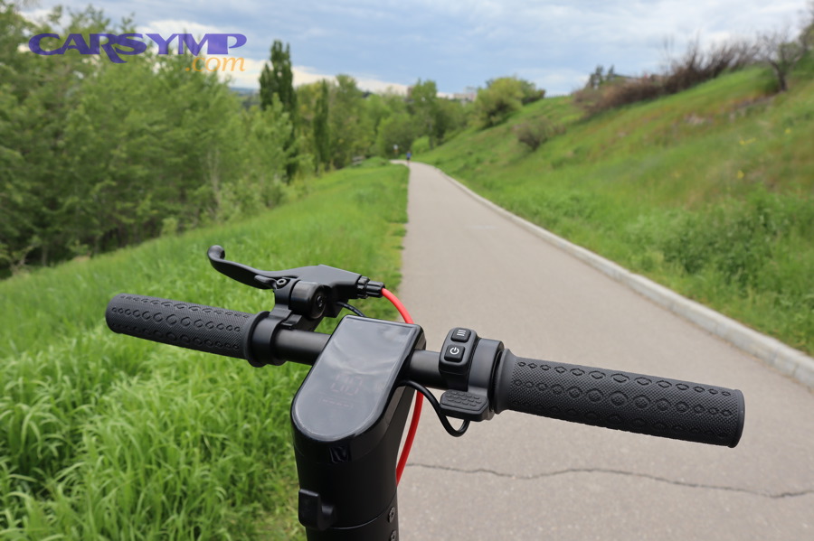 Electronic brake control example illustrating modern braking interfaces