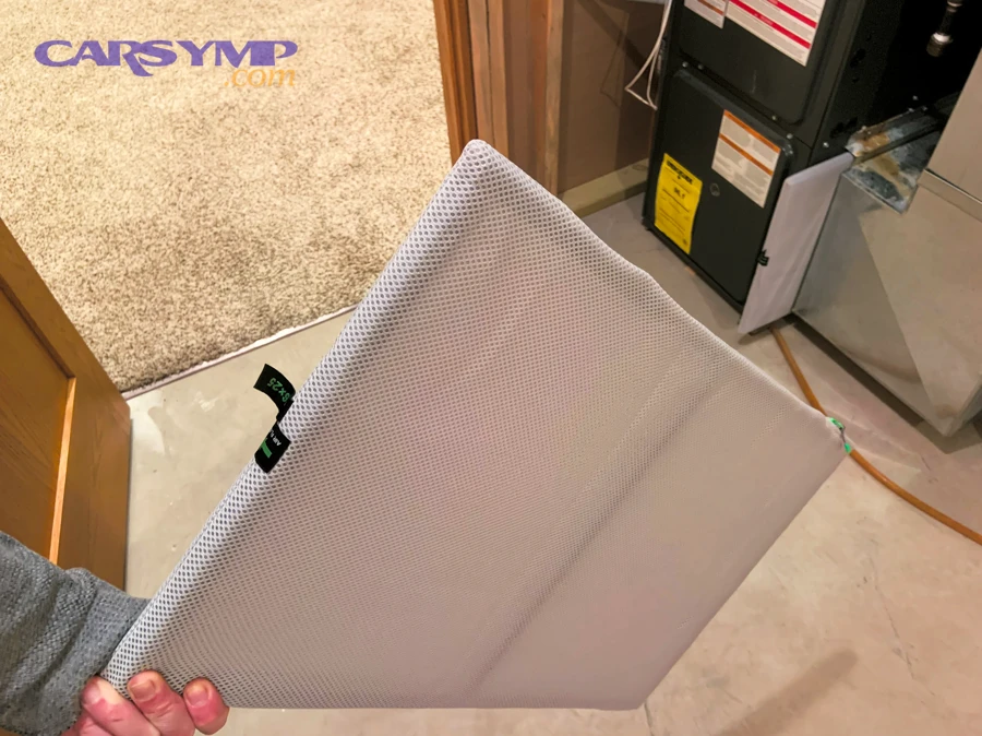 Reusable HVAC air filter example for filter replacement