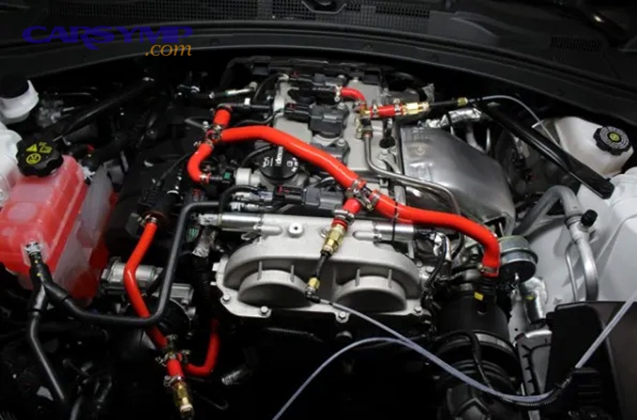 PCV system routing diagram showing manifold and pre-turbo connections