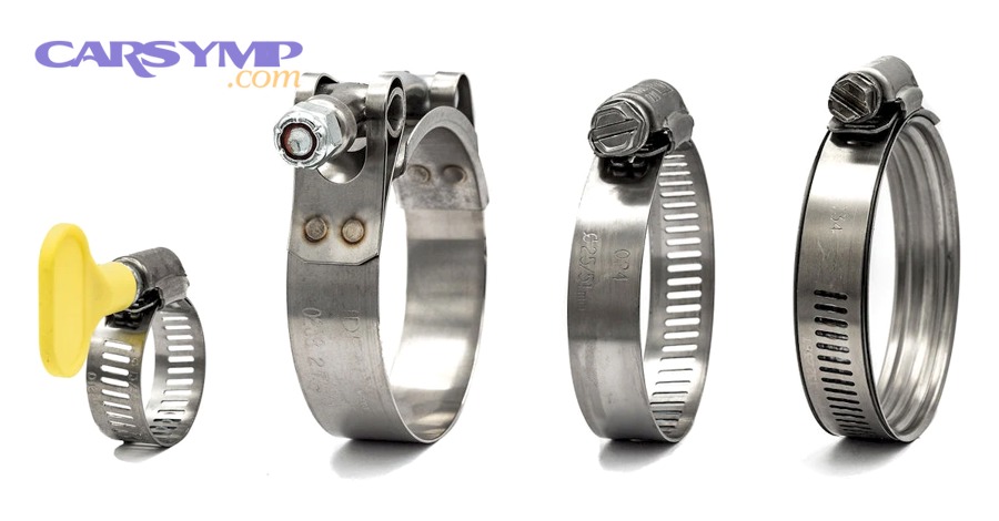 How do you size a hose clamp correctly for a leak-free seal?