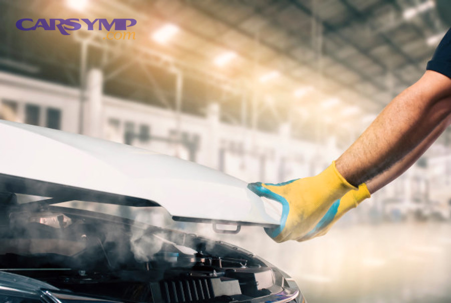 Torque converter cross-section diagram illustrating heat-generating slip areas