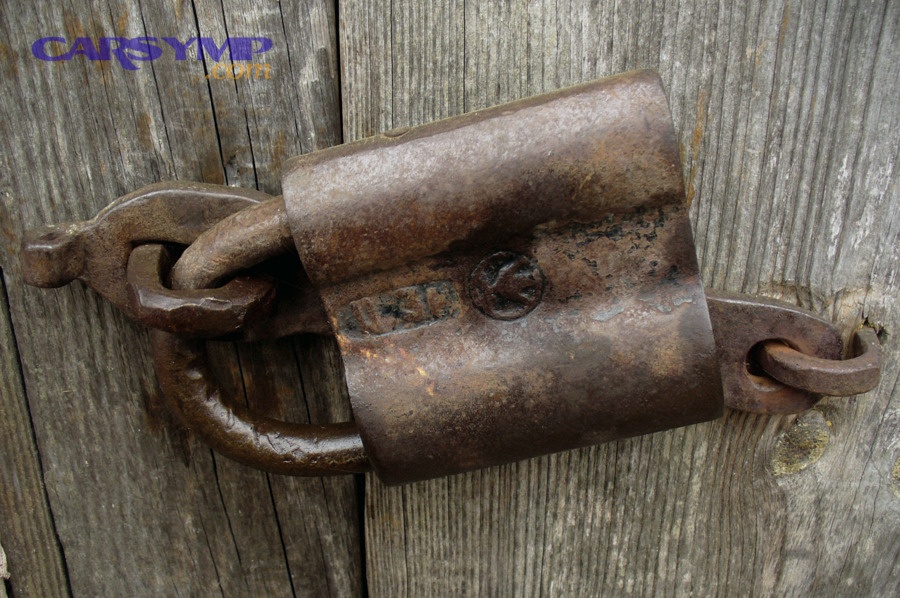 Close-up photo of a lock cylinder