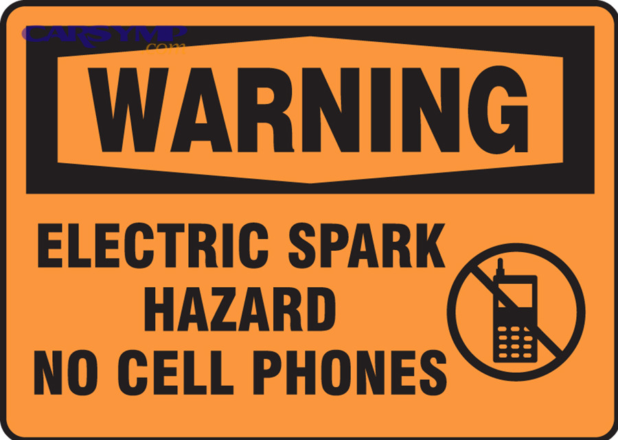 Fire extinguisher and safety preparation for spark hazard prevention