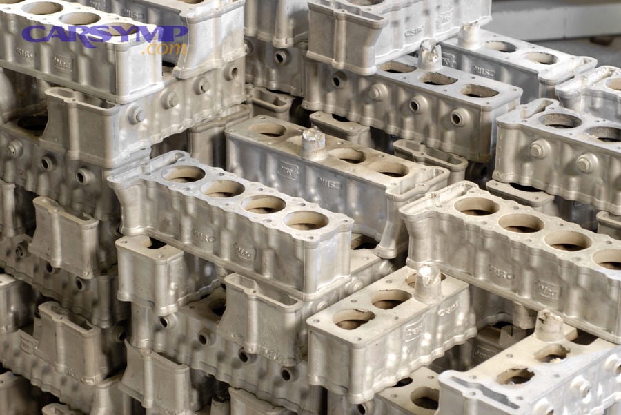 Engine block castings used to illustrate covered engine components and component-level warranty language