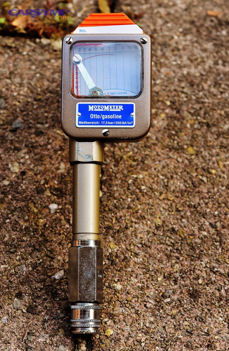 Compression tester tool used for engine cylinder compression testing