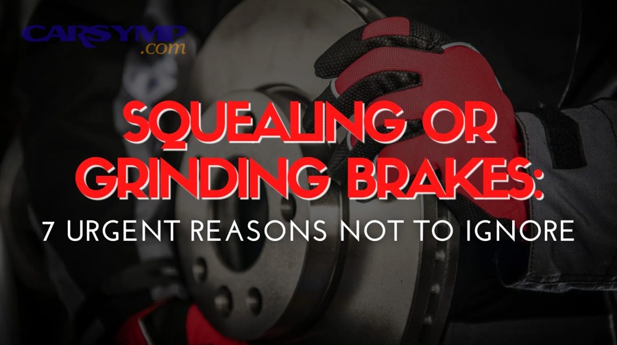 Disc brake assembly showing rotor and caliper where a grinding noise when braking can originate