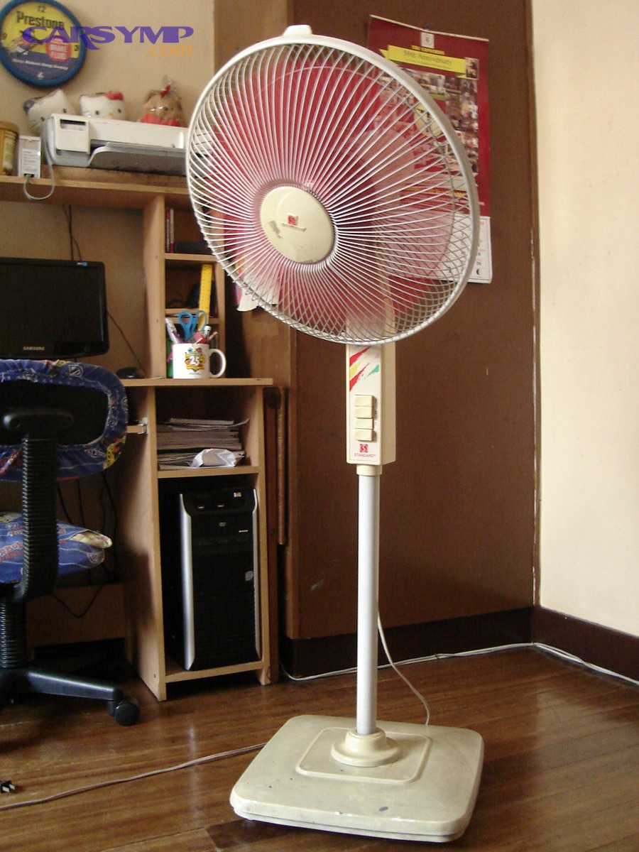 Automobile electric radiator fan example on a vehicle