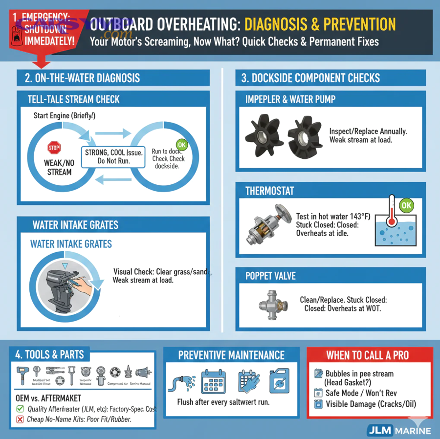 How do you check coolant level, leaks, and air pockets safely?