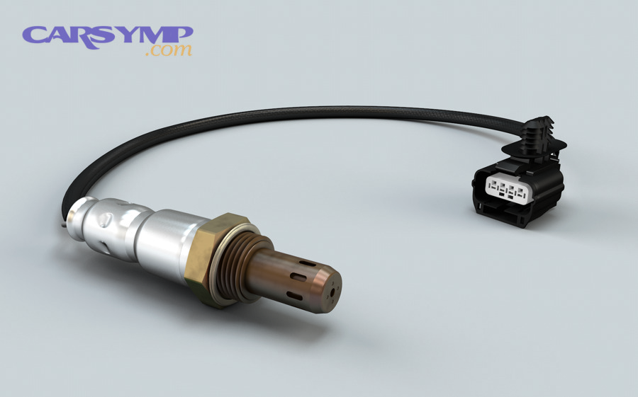 Modern oxygen sensor with connector and harness