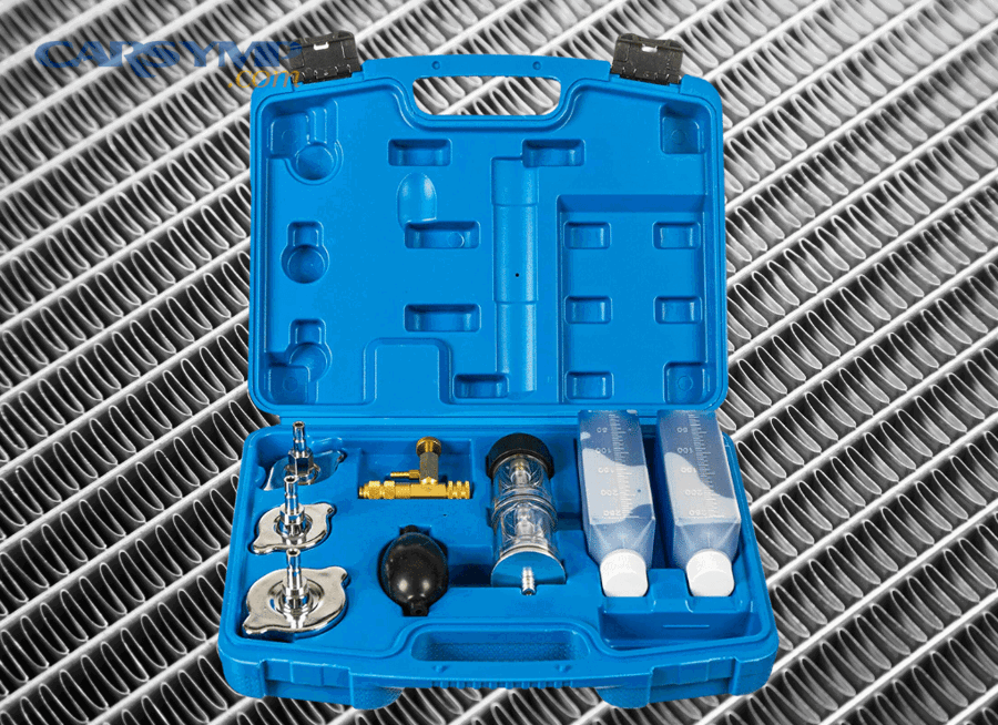 Combustion leak detector kit used for head gasket testing