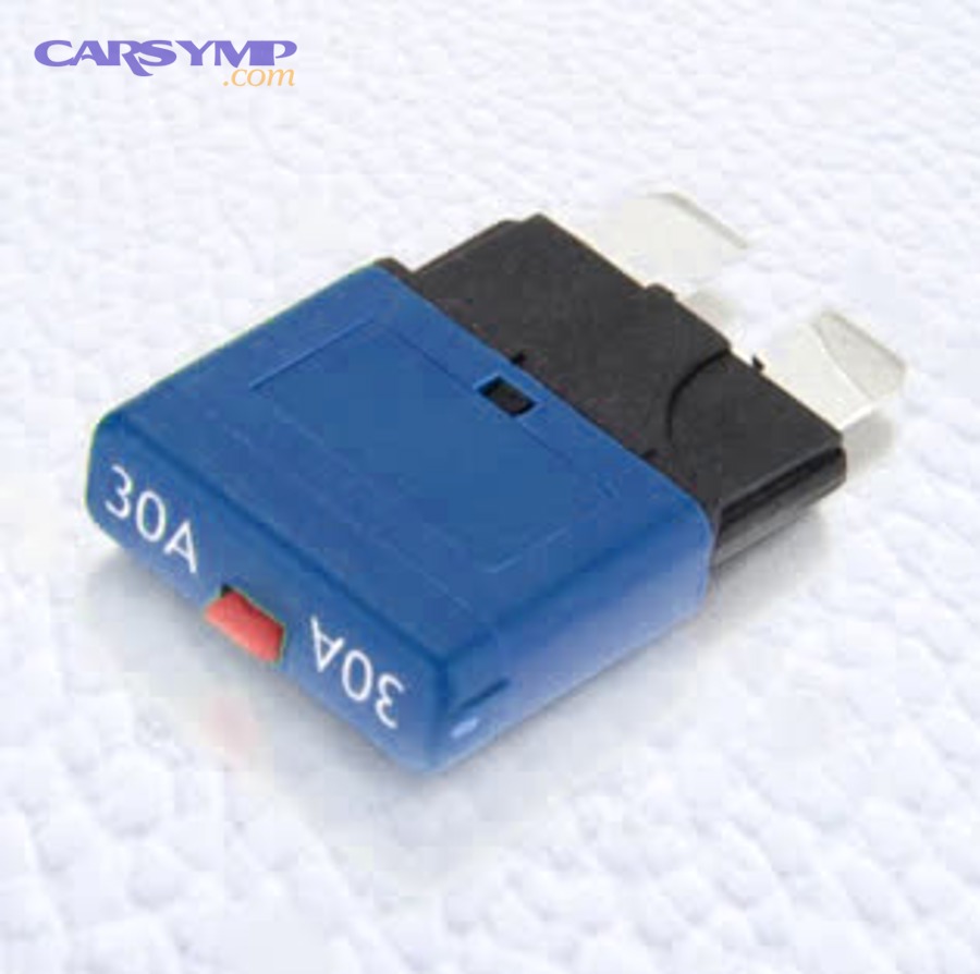 Resettable automotive circuit breaker used as a diagnostic substitute