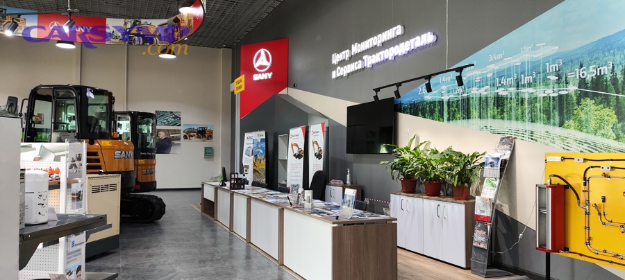 Showroom of the dealership