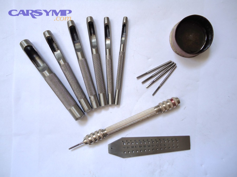 Hand tools including taps and lubricating oil used for cutting threads