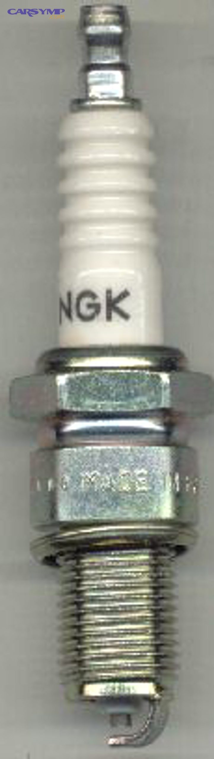 Spark plug example used when diagnosing crank-no-start ignition issues