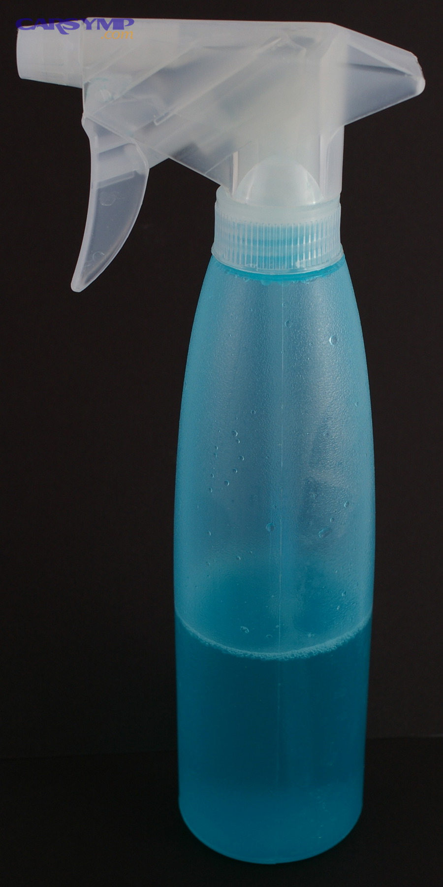 Spray bottle used to apply soapy water for leak testing