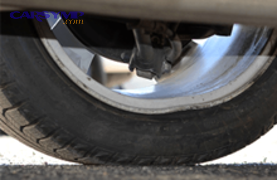 examples of visible bent rim damage including bends dents and cracks