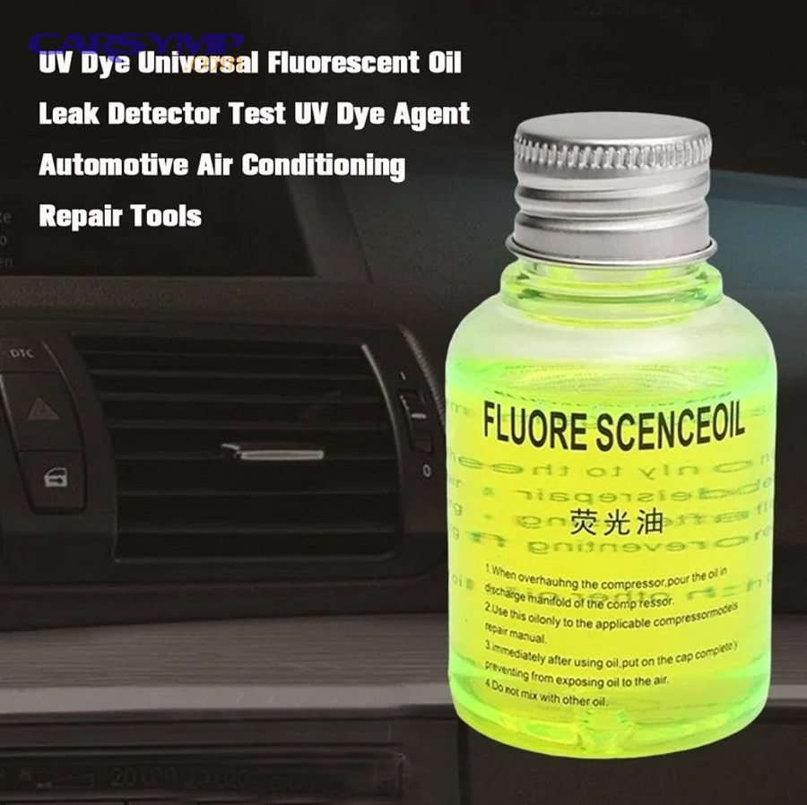What are the best alternatives (and complements) to a UV dye test for finding oil leaks?