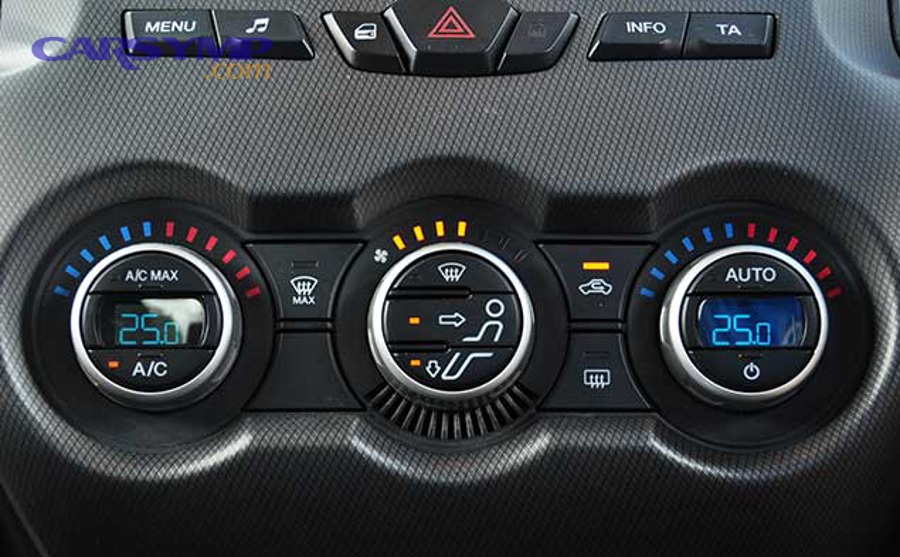 Blend door actuator internal gears and position sensor example photo