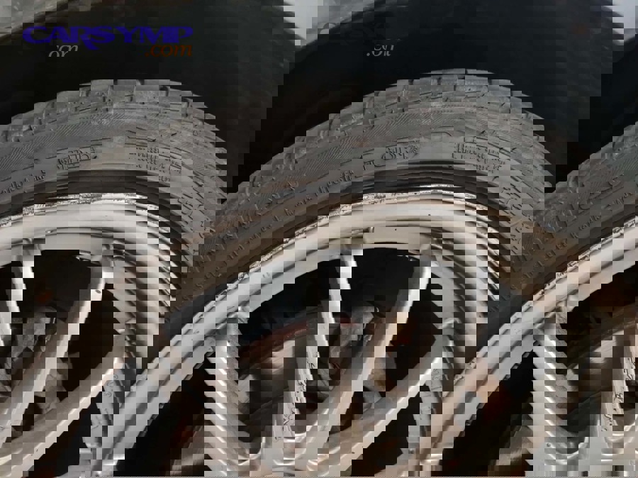 diagram showing location of inner rim damage on wheel cross-section