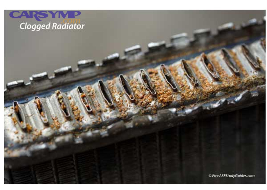 clogged radiator