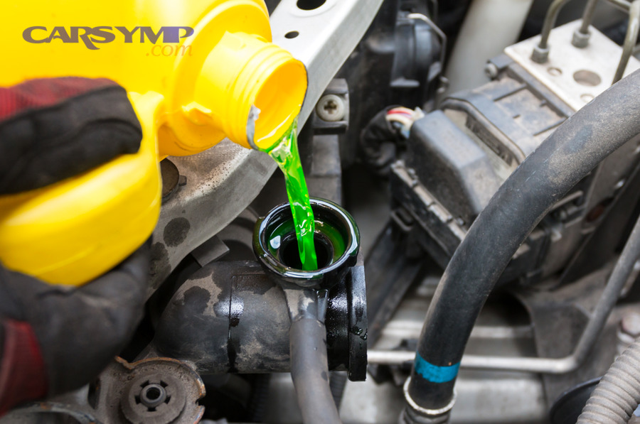 Cooling system pressure tester kit with adapters for diagnosing coolant leaks