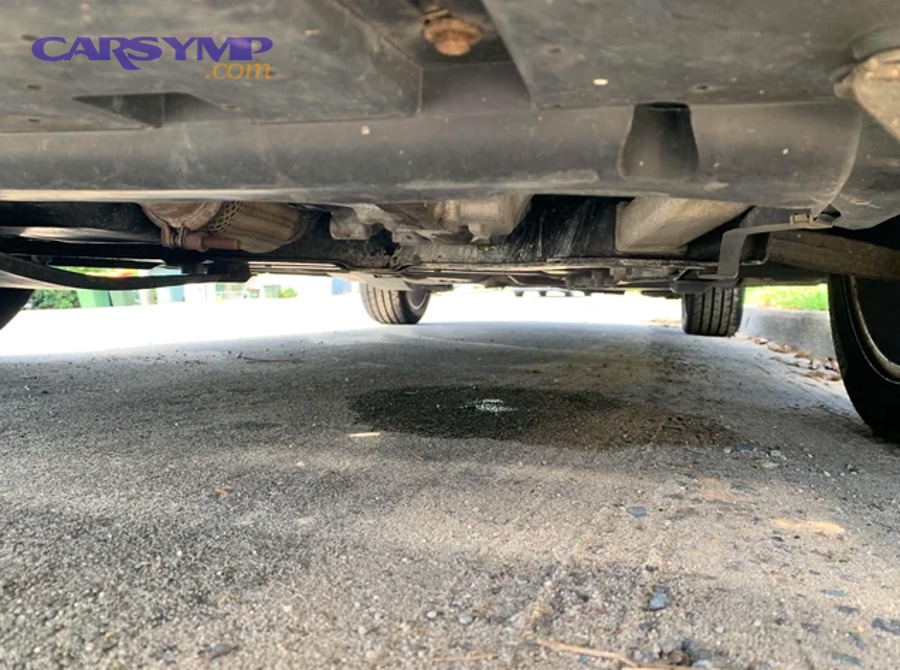 Oil leak from oil pan gasket area - underside of engine