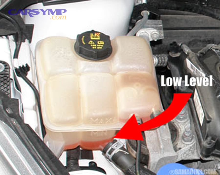 coolant level low sm