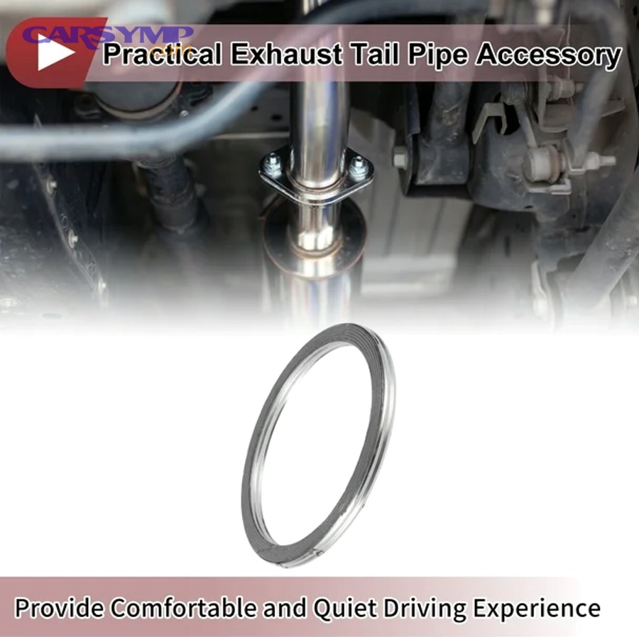 Rusty muffler and exhaust pipe showing common corrosion area