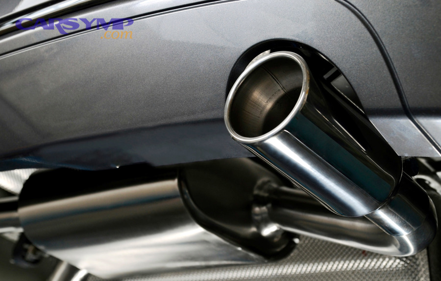 Welding an exhaust pipe section during repair