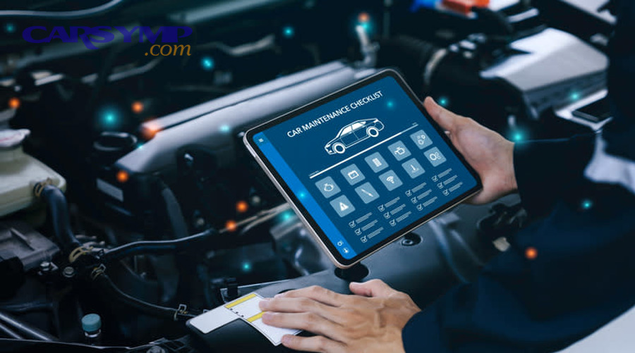 Fuse panel diagram example used to locate headlight fuses for power diagnosis